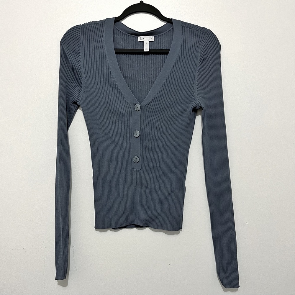 Leith Nordstrom blue cardigan, stretchy